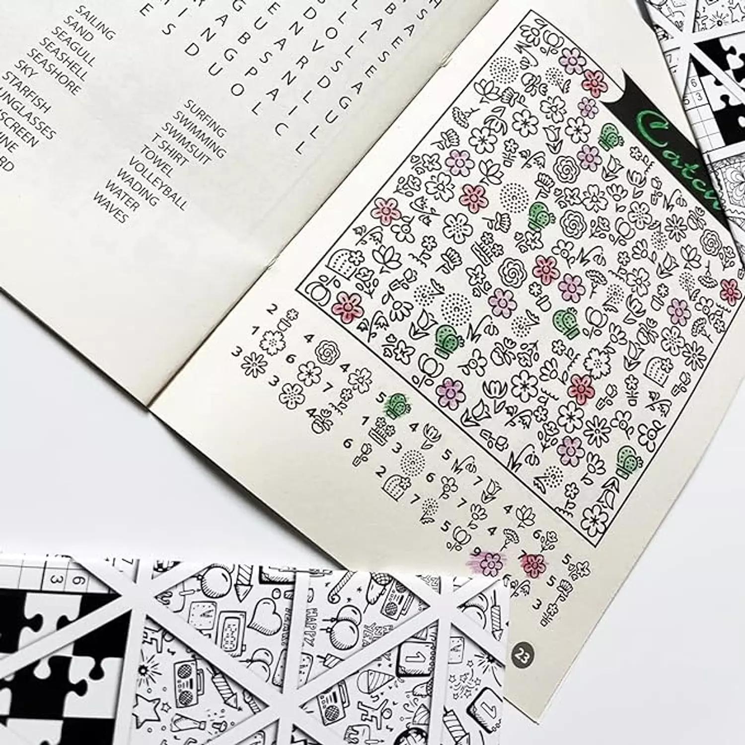 Memo activity book for adults, Catch and Match 2-2nd-img
