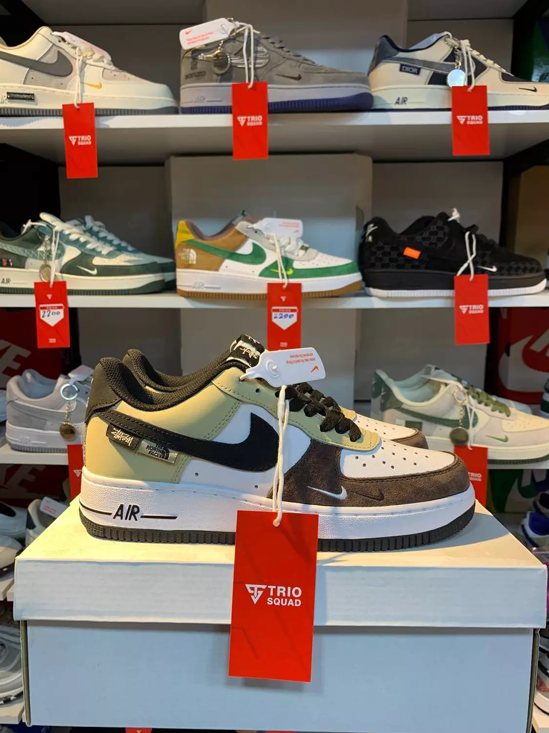 Nike Air Force1 x NorthFace 1