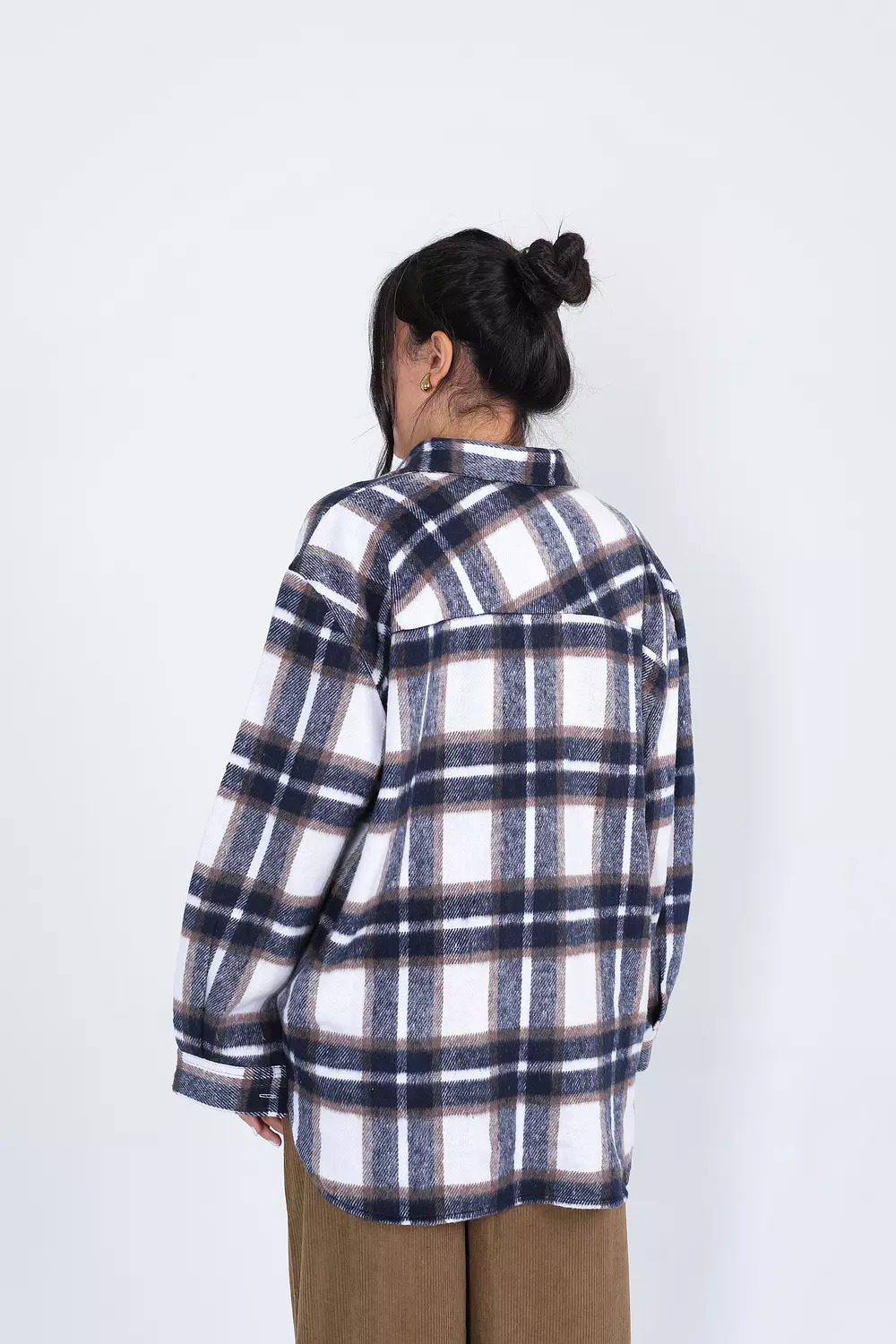 Oversize Plaid Shirt hover image