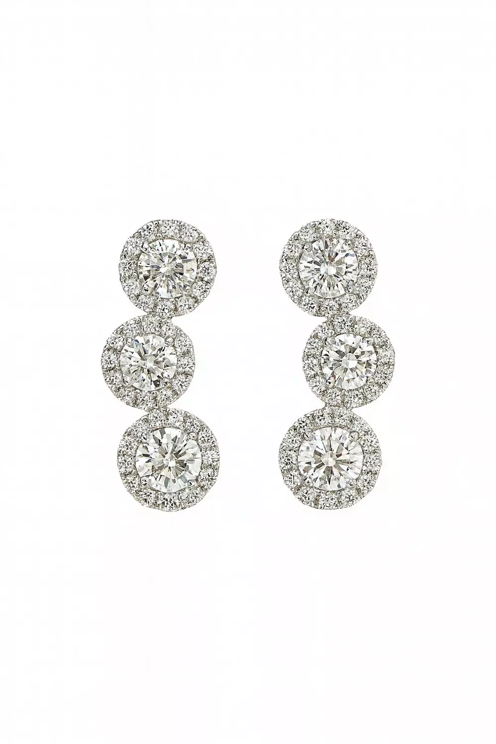 Silver Earrings Daimond 1