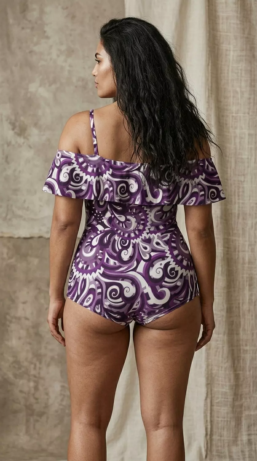 Off shoulder swimsuit  5