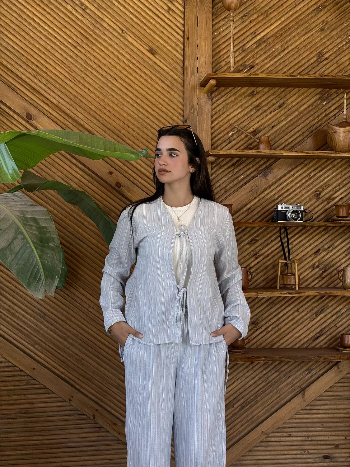 “Ocean Breeze Striped Suit” 1