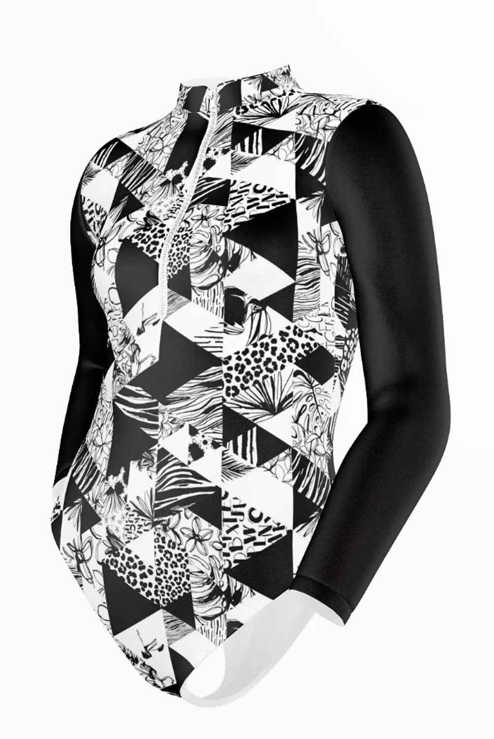Black & White Burkini  3