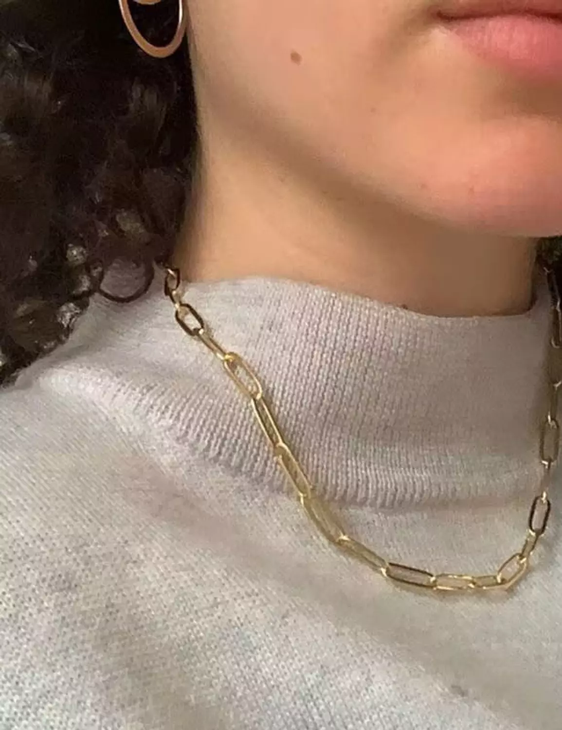 Paper clip necklace  hover image