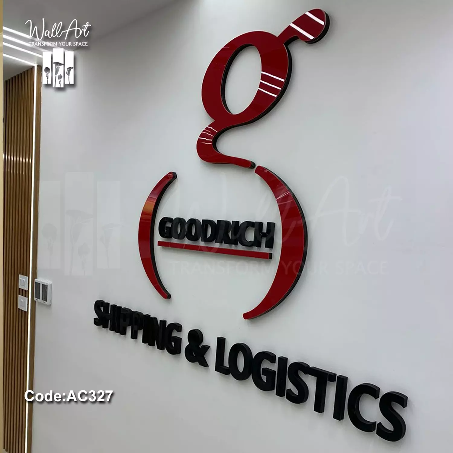 AC327- Coloured Acrylic Logo   hover image