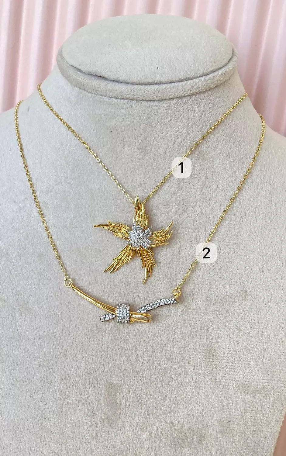 SilverxGold necklace 3