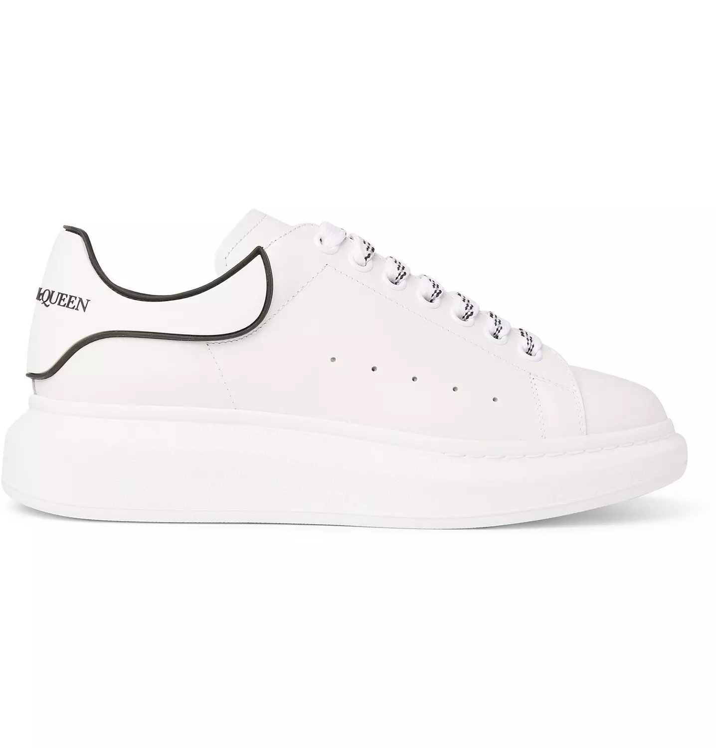 Alexander McQueen  White Black Trim image