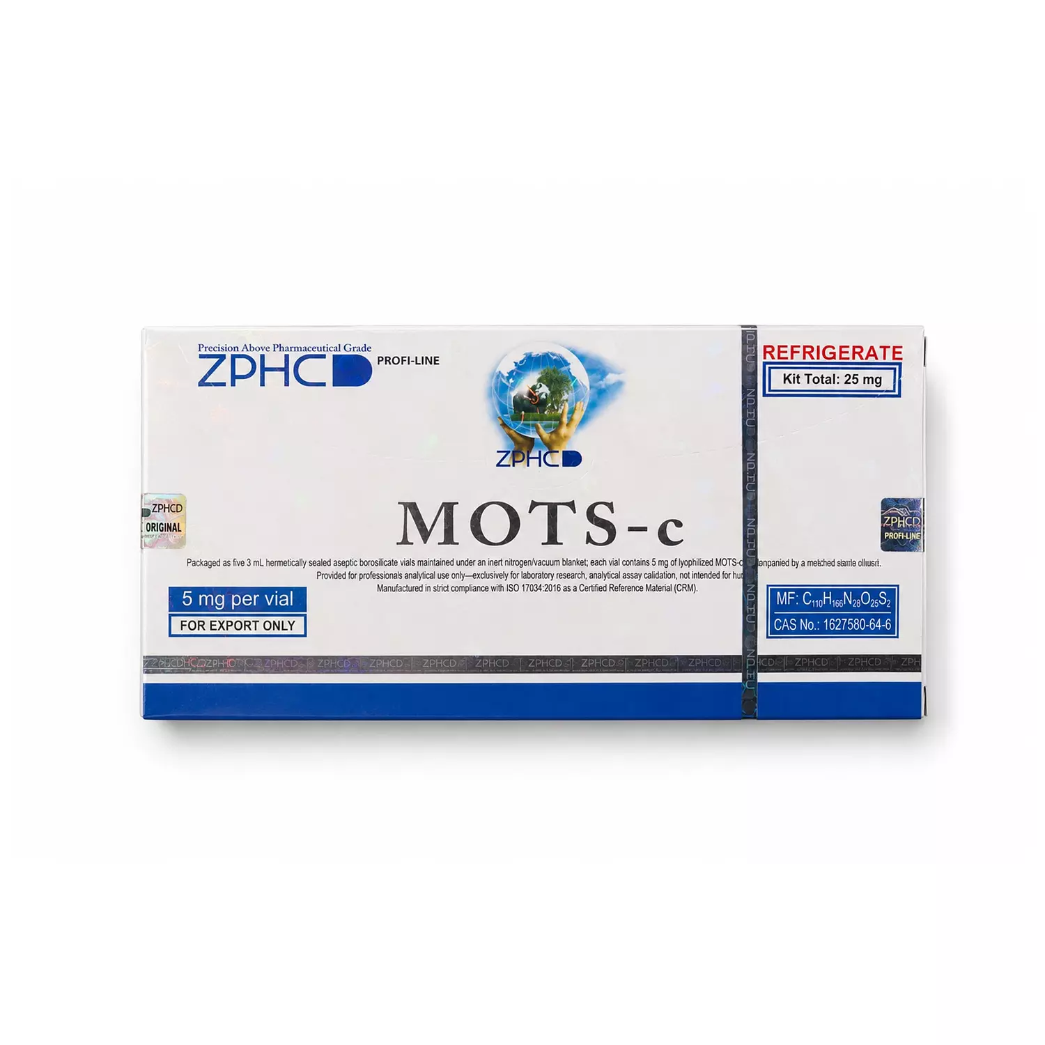 MOTS-c 25mg (5 × 5mg) – ZPHC image
