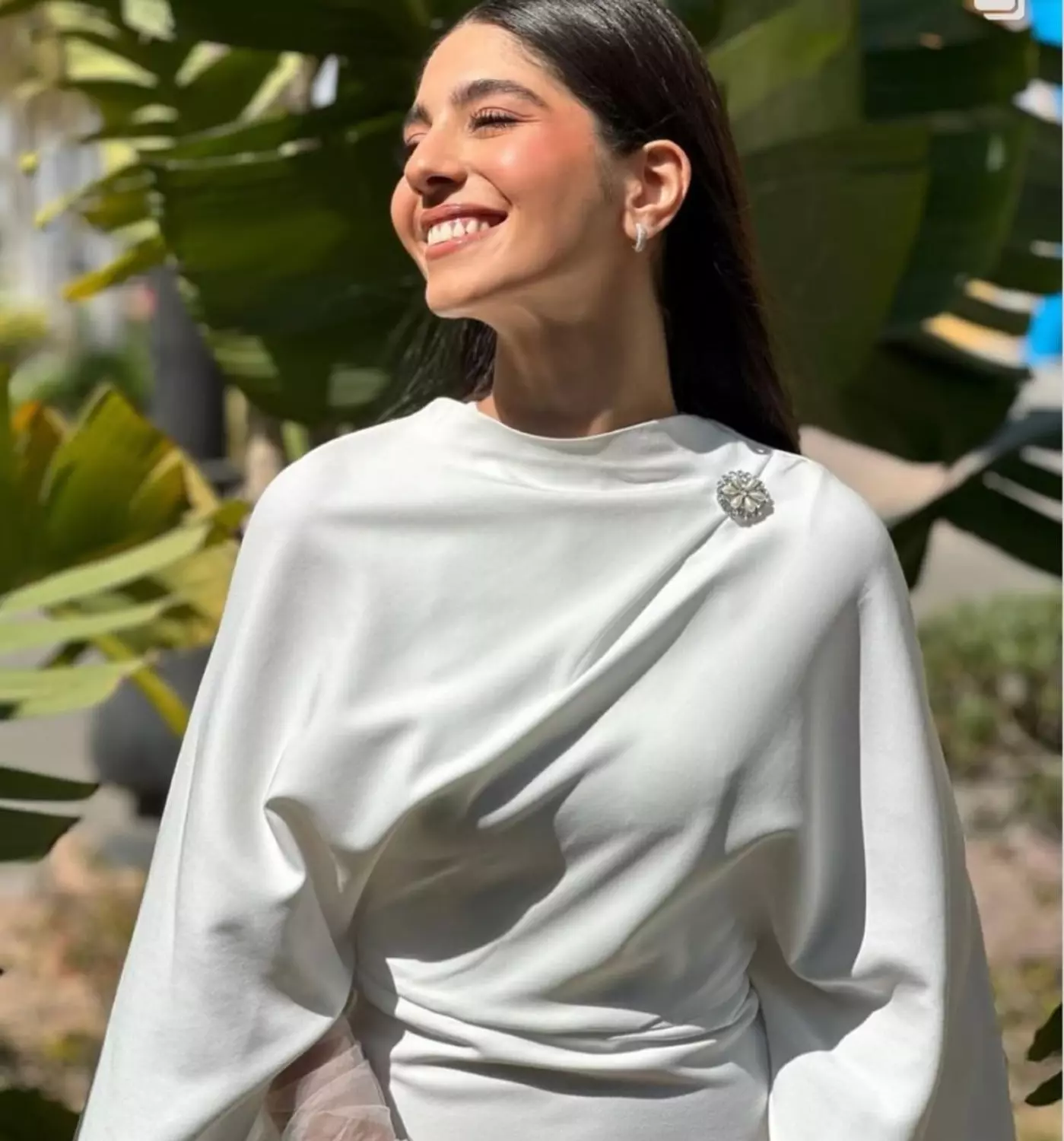 White Cape Dress  1