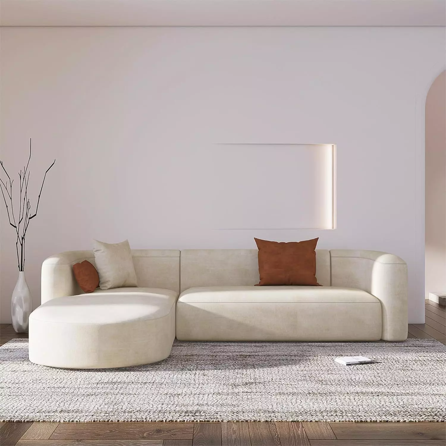 Velvéa Curve Sofa 2
