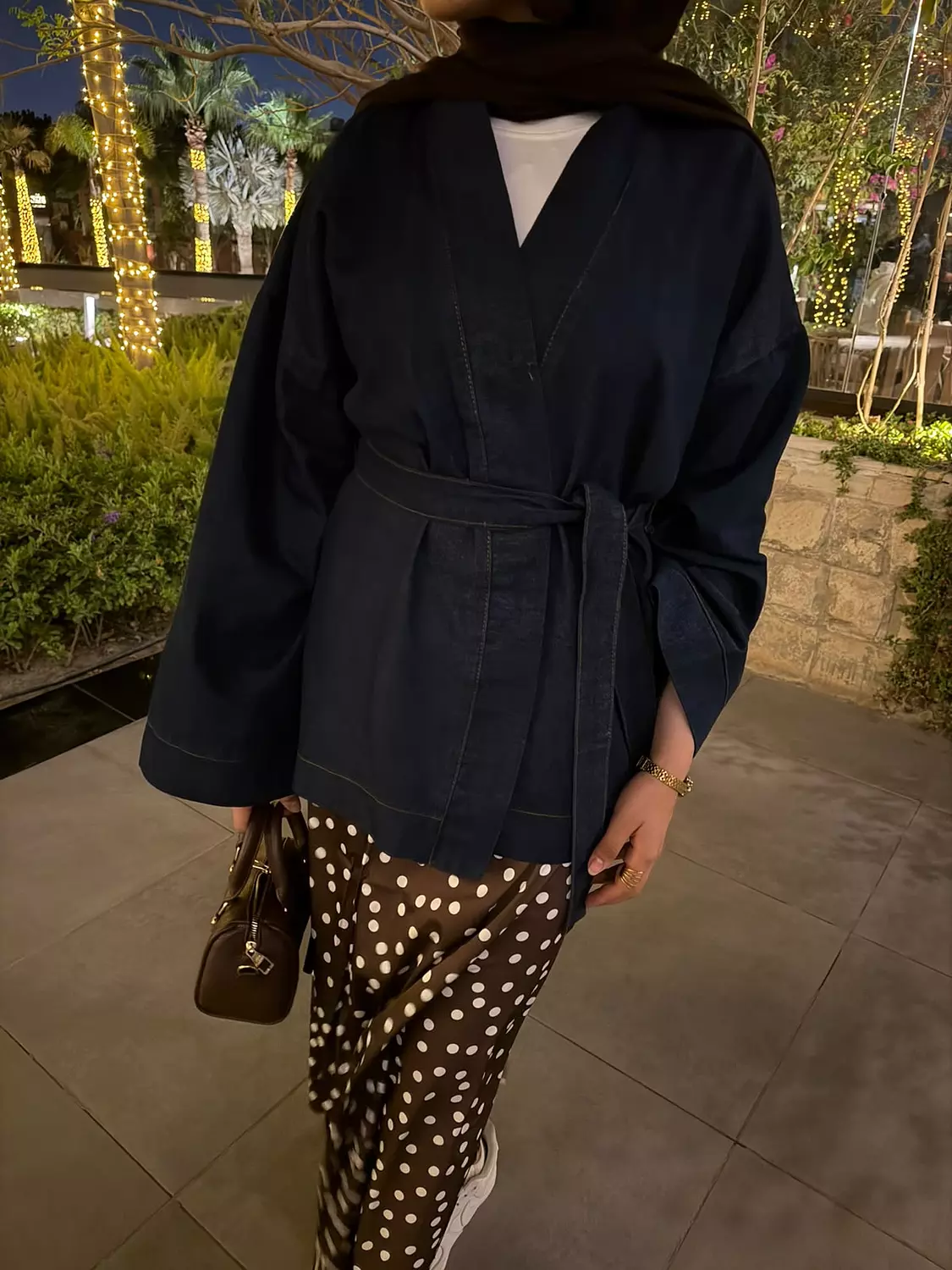 DENIM RAPPED JACKET image