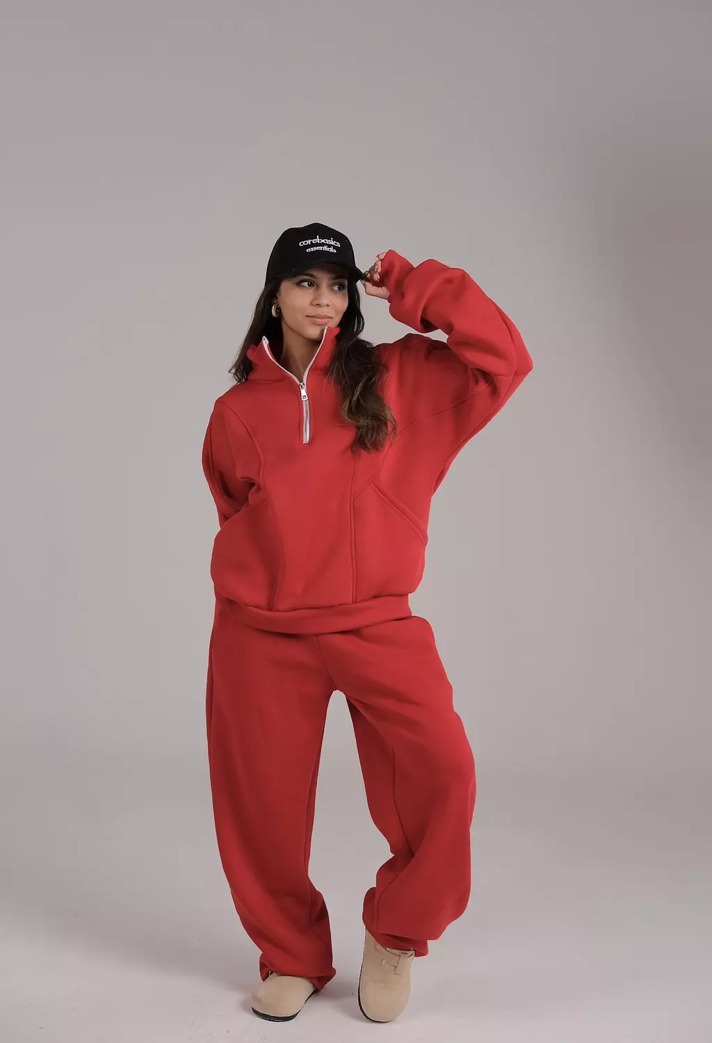 Finger Quarter zip Sweater  4