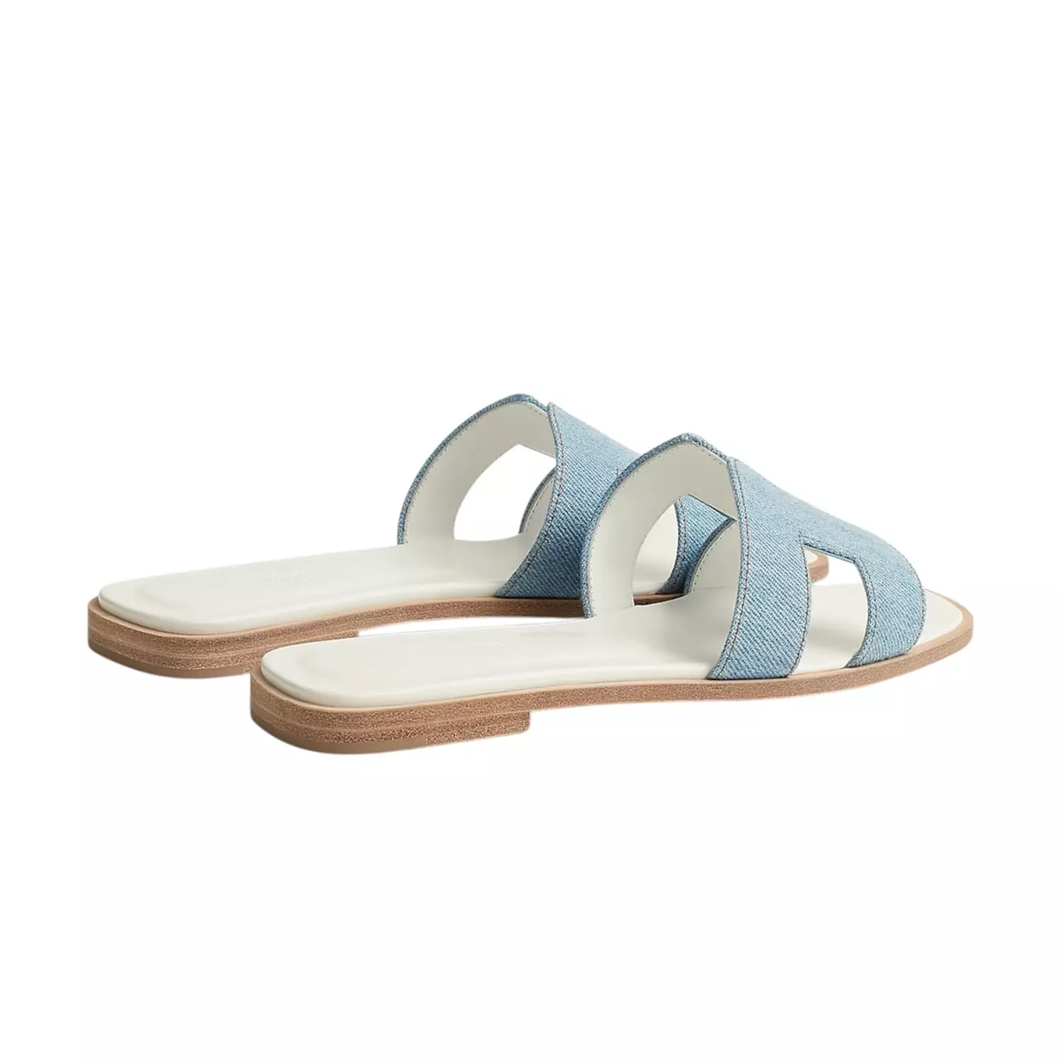 Hermes Oran sandal Bleu Clair 2