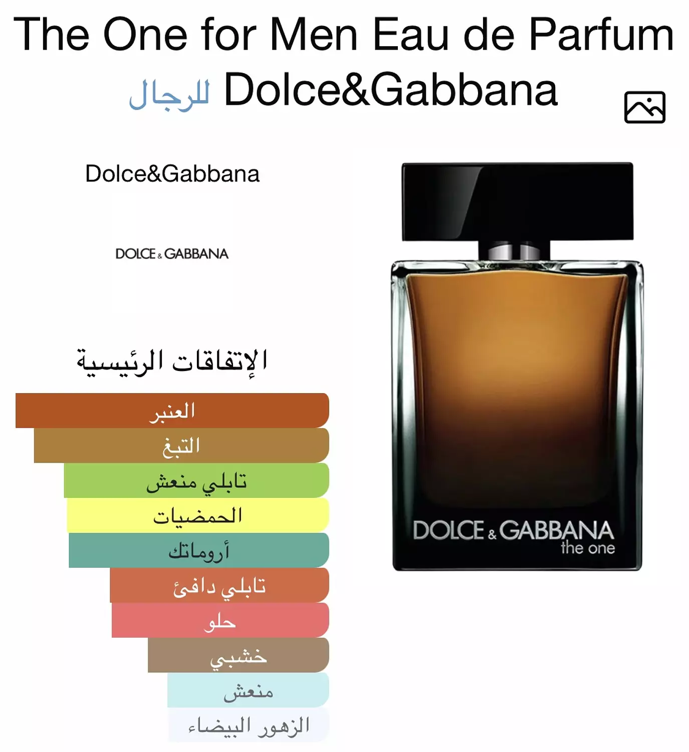 The One for Men Eau de Parfum DolcegGabbana  hover image