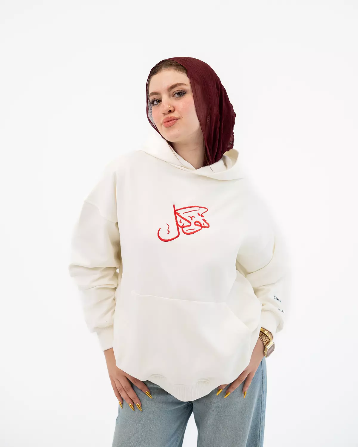 TAWAKKUL Hoodie _ White 5