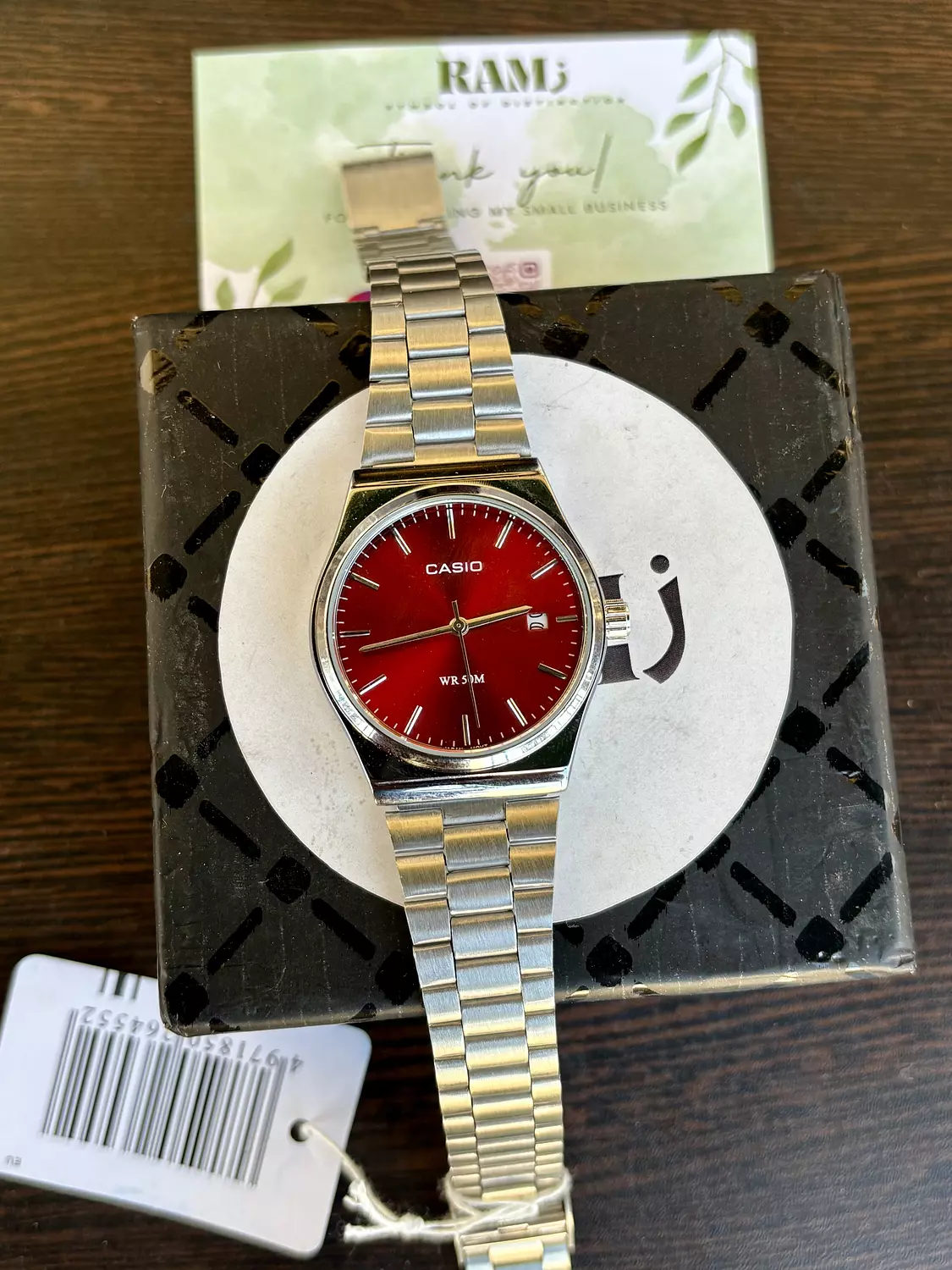Red Dial Casio -Limited edition- 6
