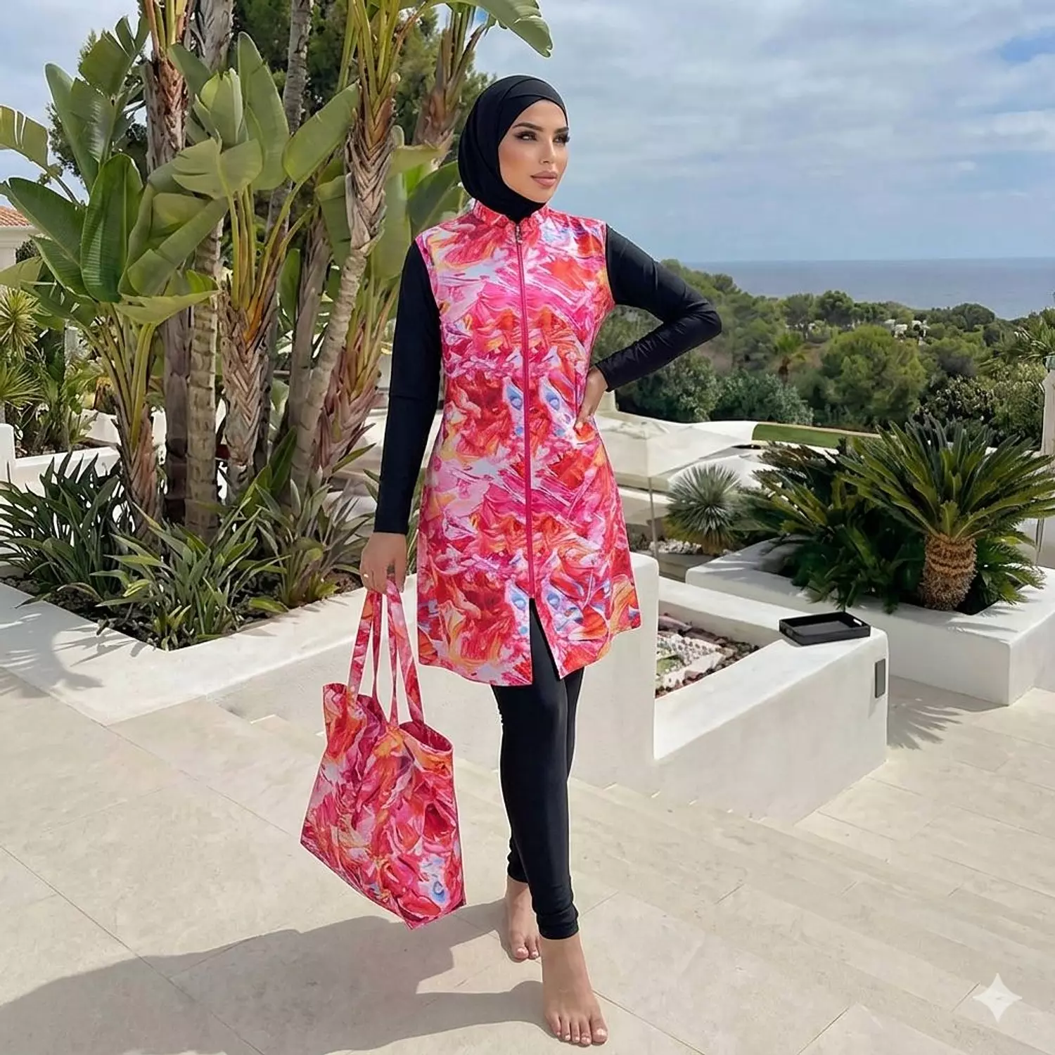 CashMayo Chiffon with Bag 5