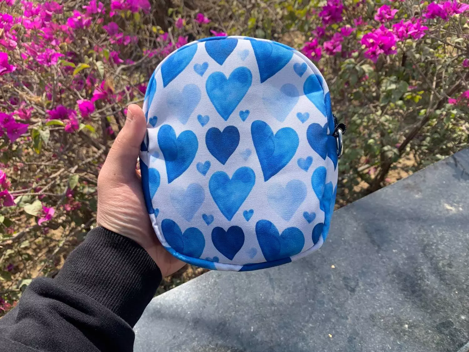 Blue Heart Mini Cross Bag 2
