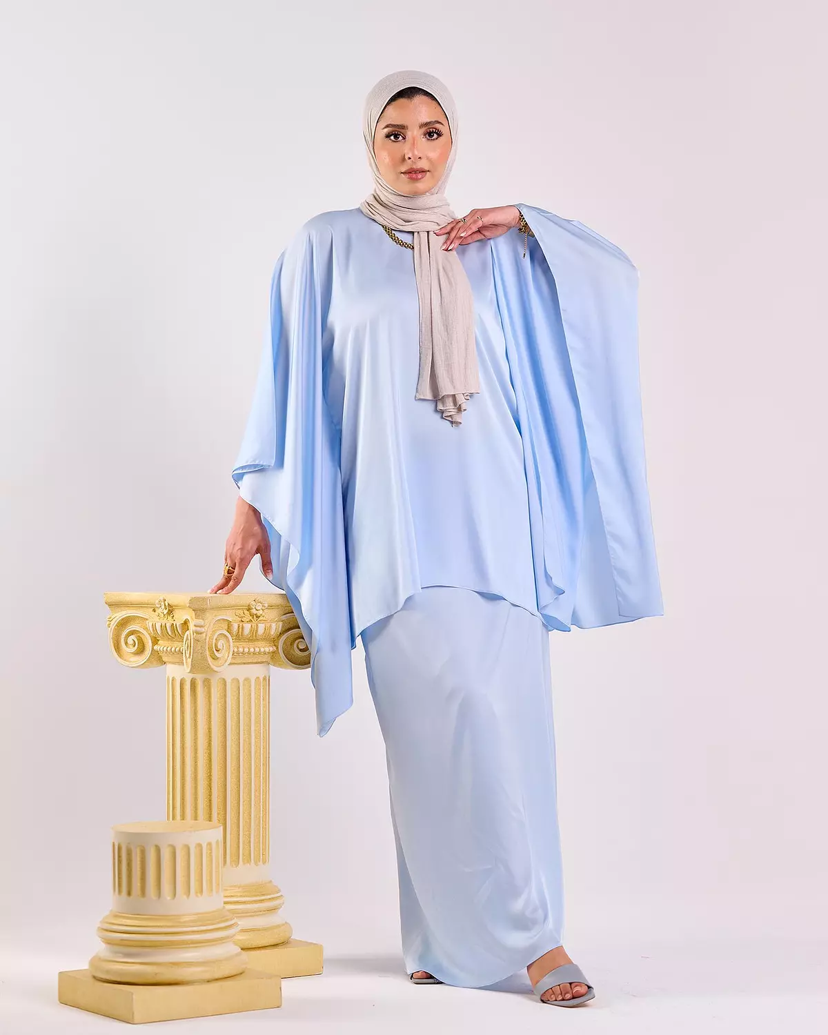 Soiree Suit in Baby Blue 5
