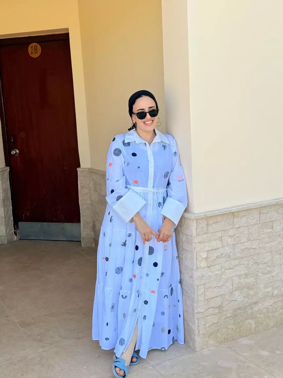 Printed dress image