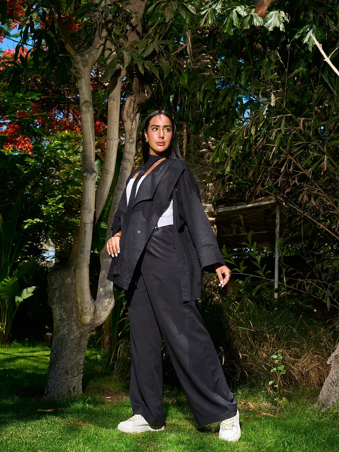 Worood Kimono Jacket _ Black hover image