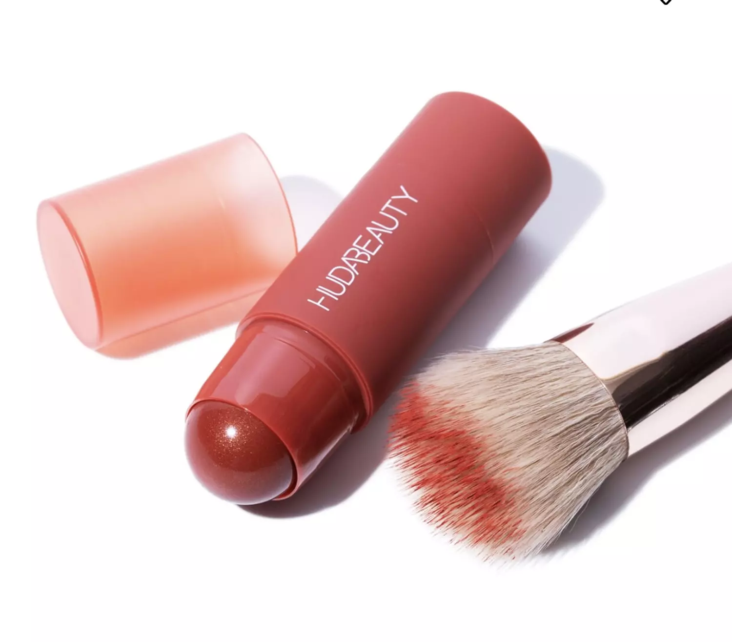 huda beauty Cheeky Tint Blush Stick Brush 2