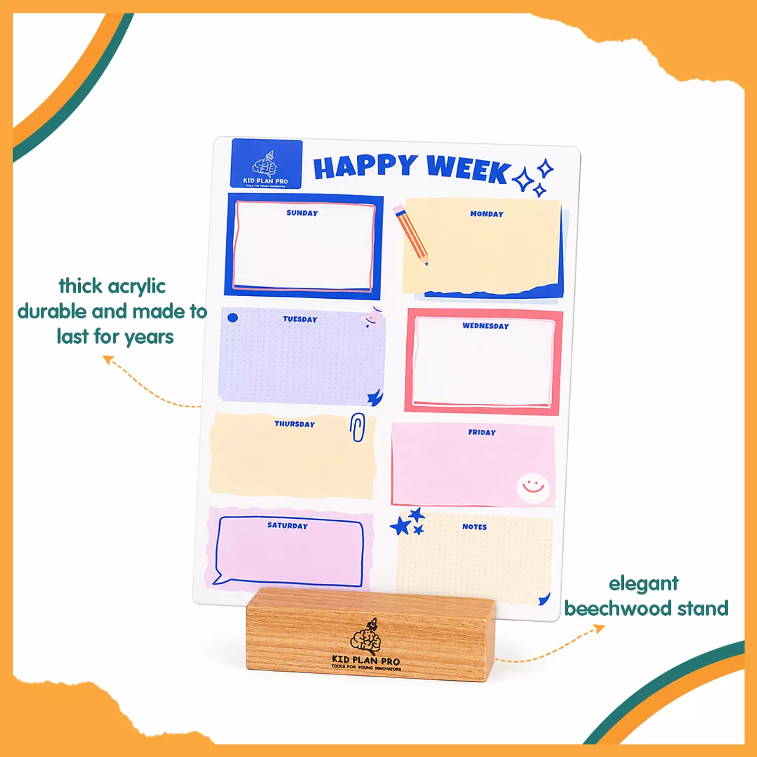Mini Hero Planner for children (Acrylic) 2
