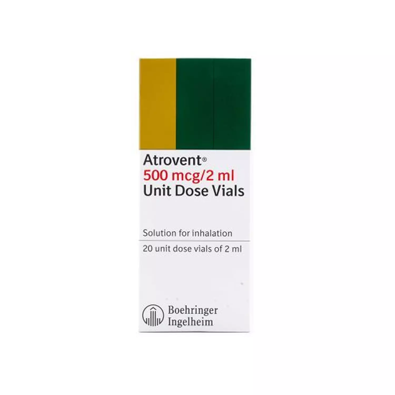 ATROVENT 500mcg 20 VIALS image