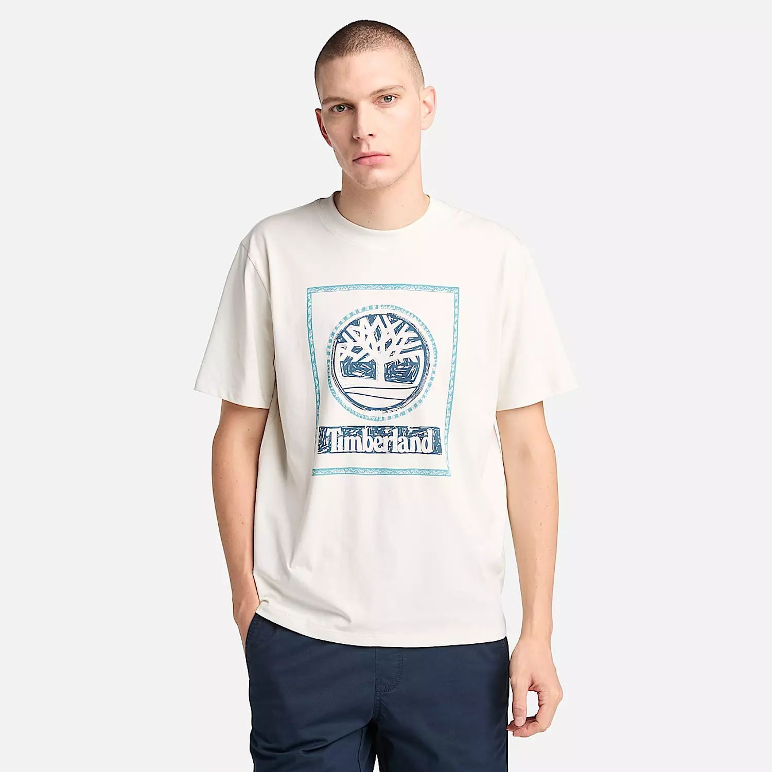 Men's Front Seasonal Stack Logo T-Shirt 2