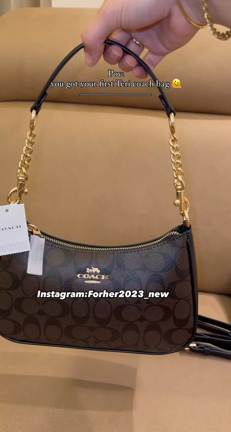 Coach teri brown black 1