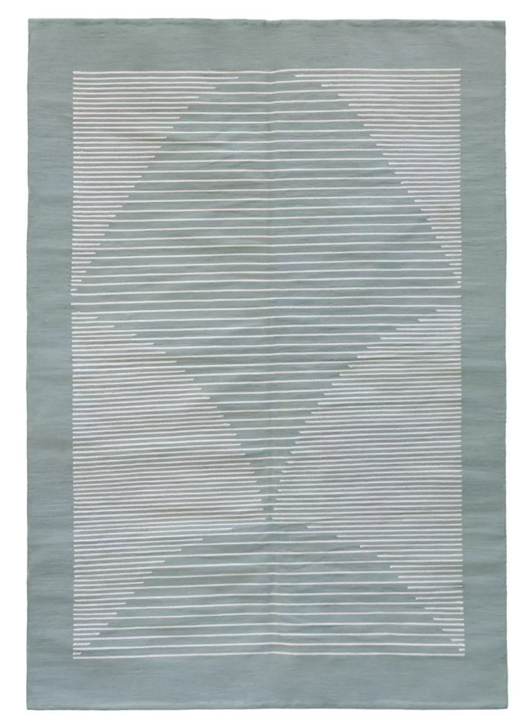 Mint-Green Lotus Kilim Rug hover image