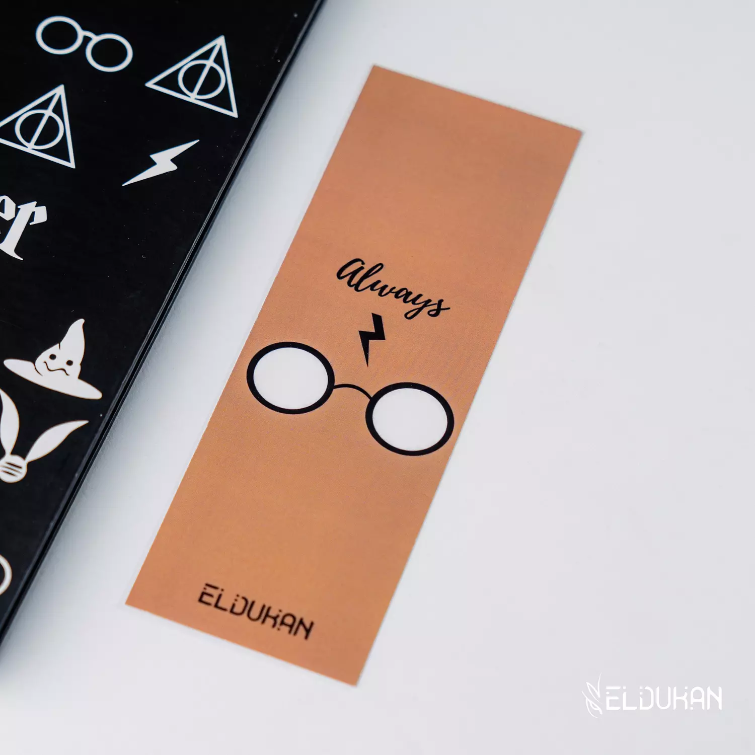 Brown harry potter bookmark image