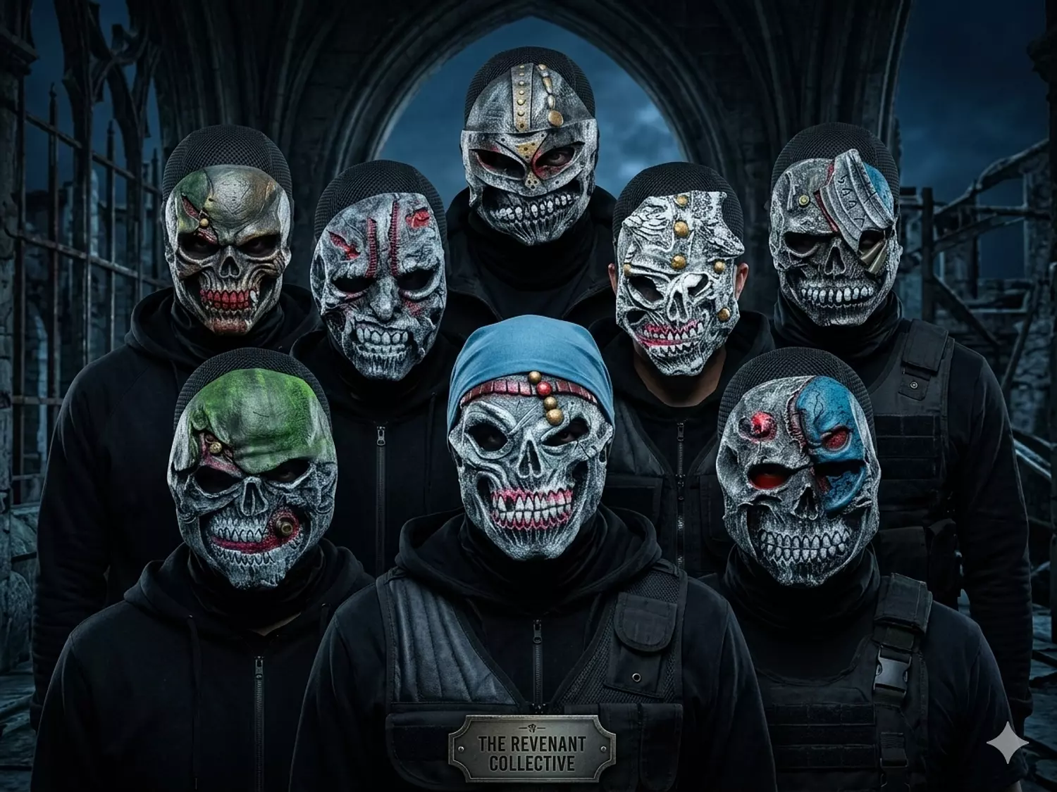 Scary mask image