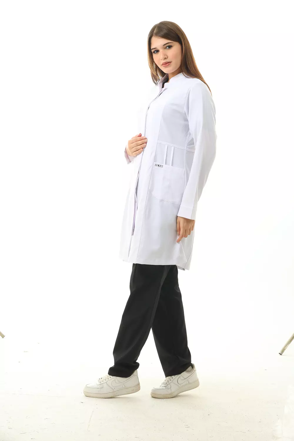White Eve Lab Coat (Long) 1