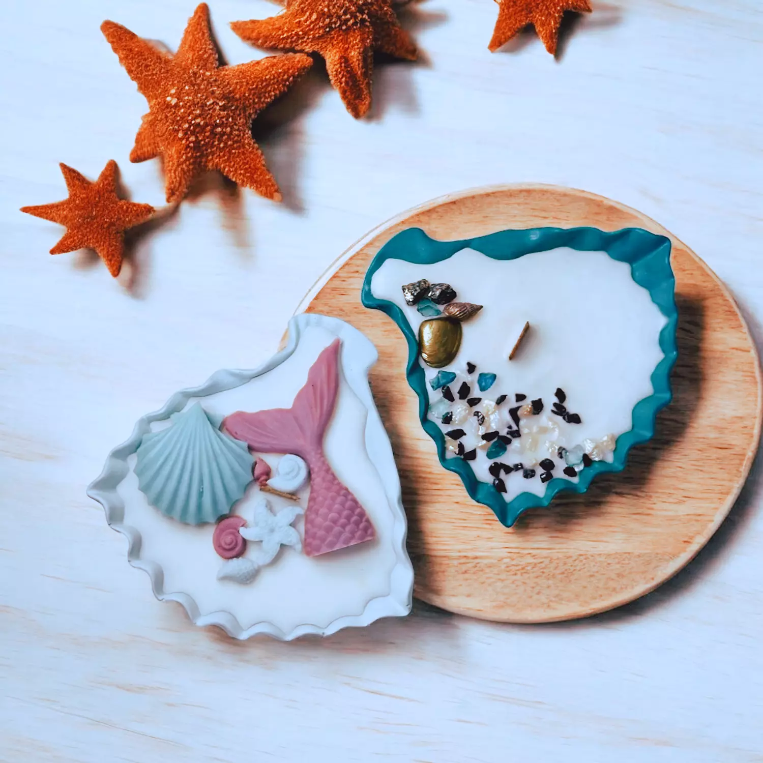 Marine Shell Dish Candle image
