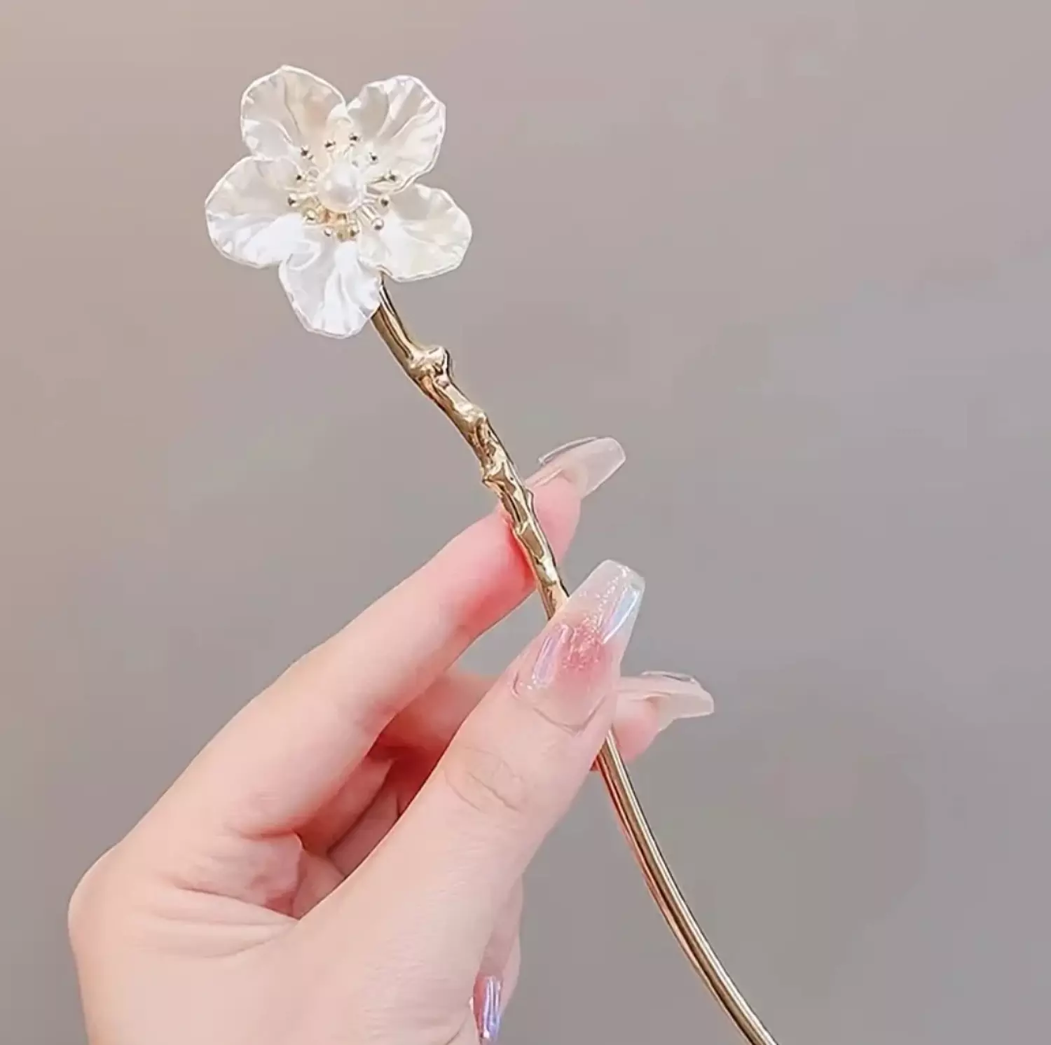 Hibiscus Flower Hairpin image