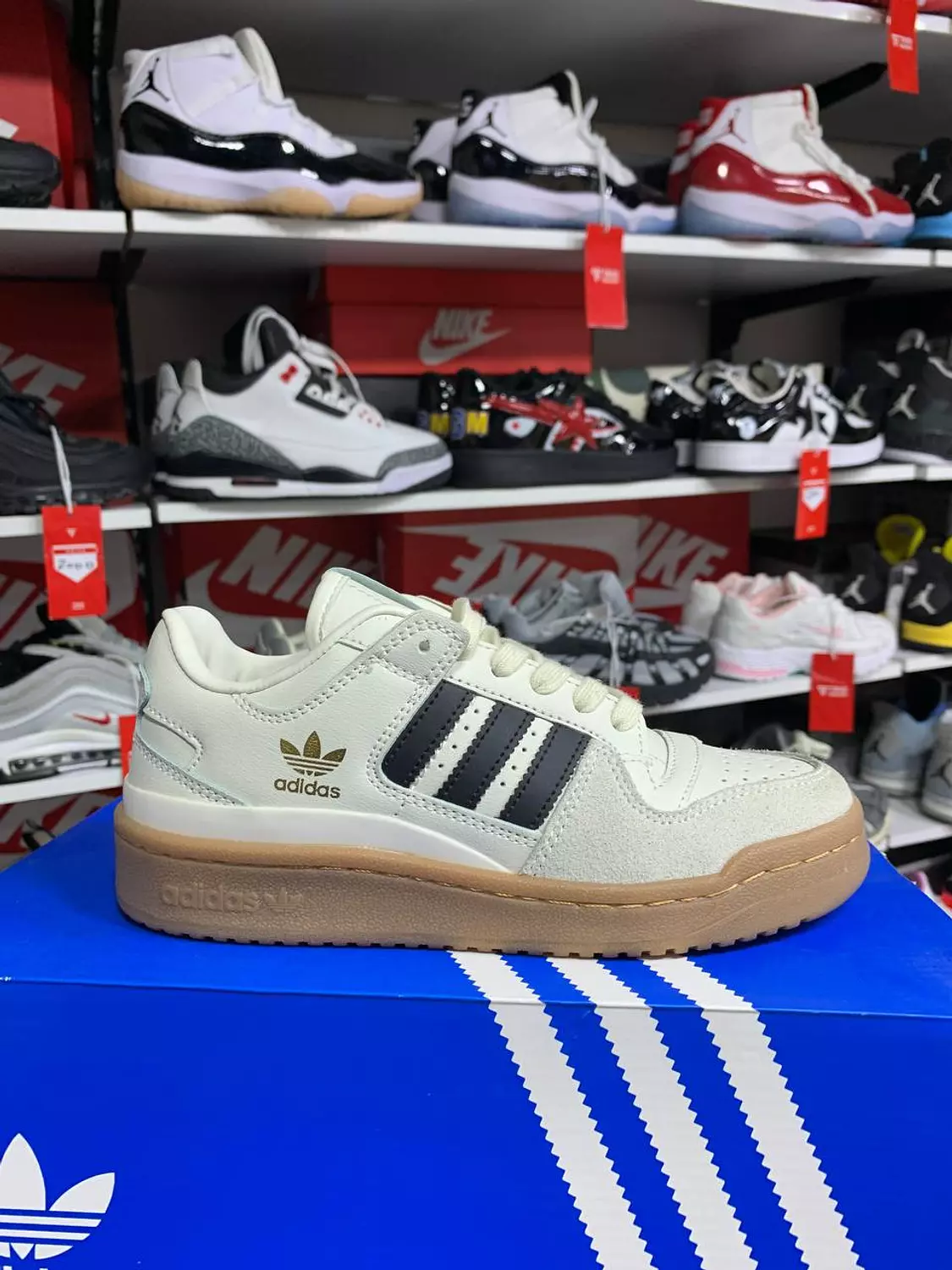adidas Forum 84 CL White gold Gum 1