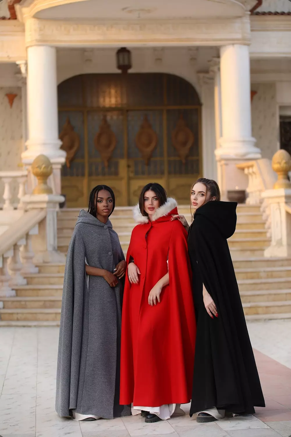 <pre><code>Princess Cape with buttons</code></pre>