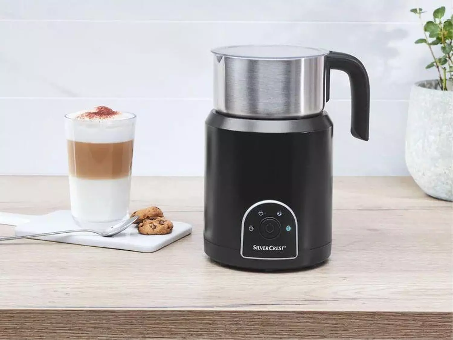 فوامة سلفر كرست – Silver Crest Milk Frother hover image