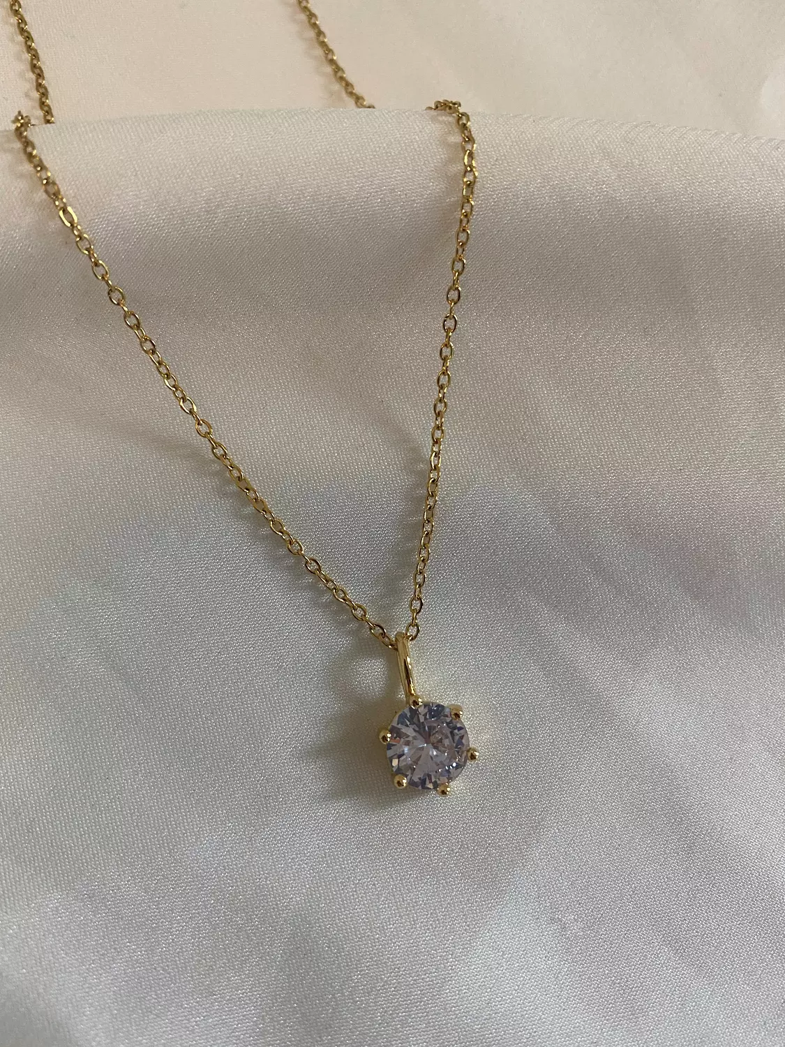 Round Stone Necklace image