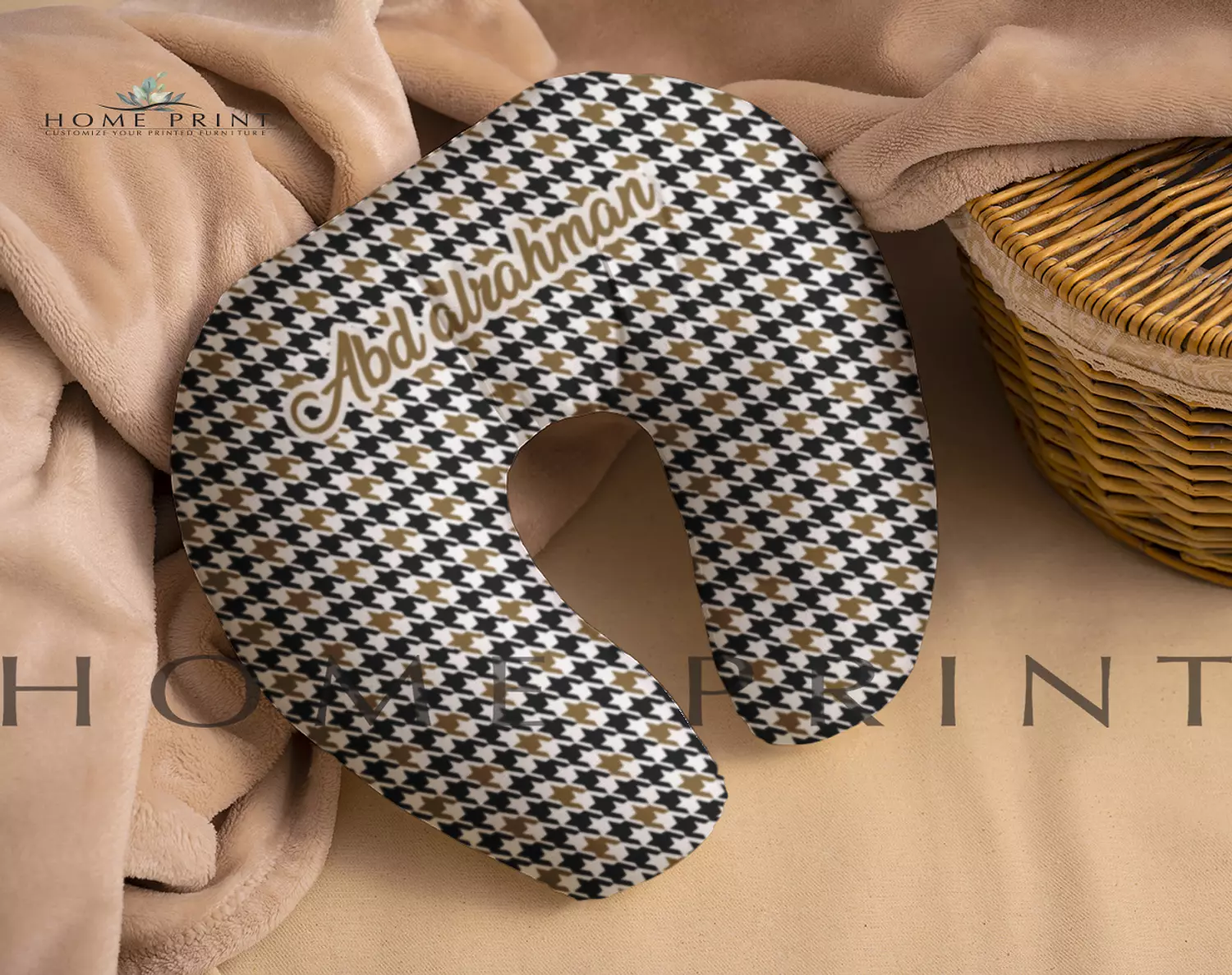 Velvet Neck Pillow - Multi Colors shape image