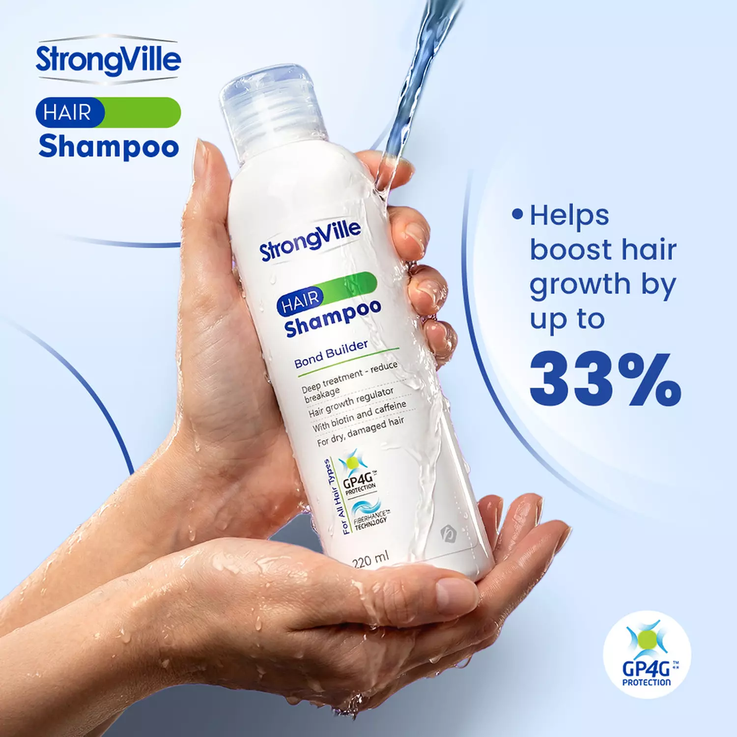 Strongville Extra Hair Shampoo 220 ml 1
