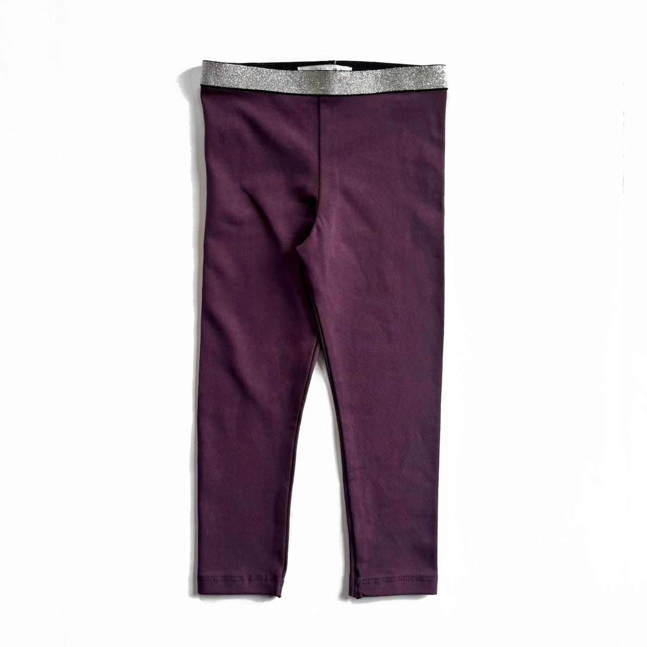 <p style="text-align: start"><span style="color: rgb(93, 159, 180)"><strong>Dark Purple Cotton Leggings </strong></span></p>