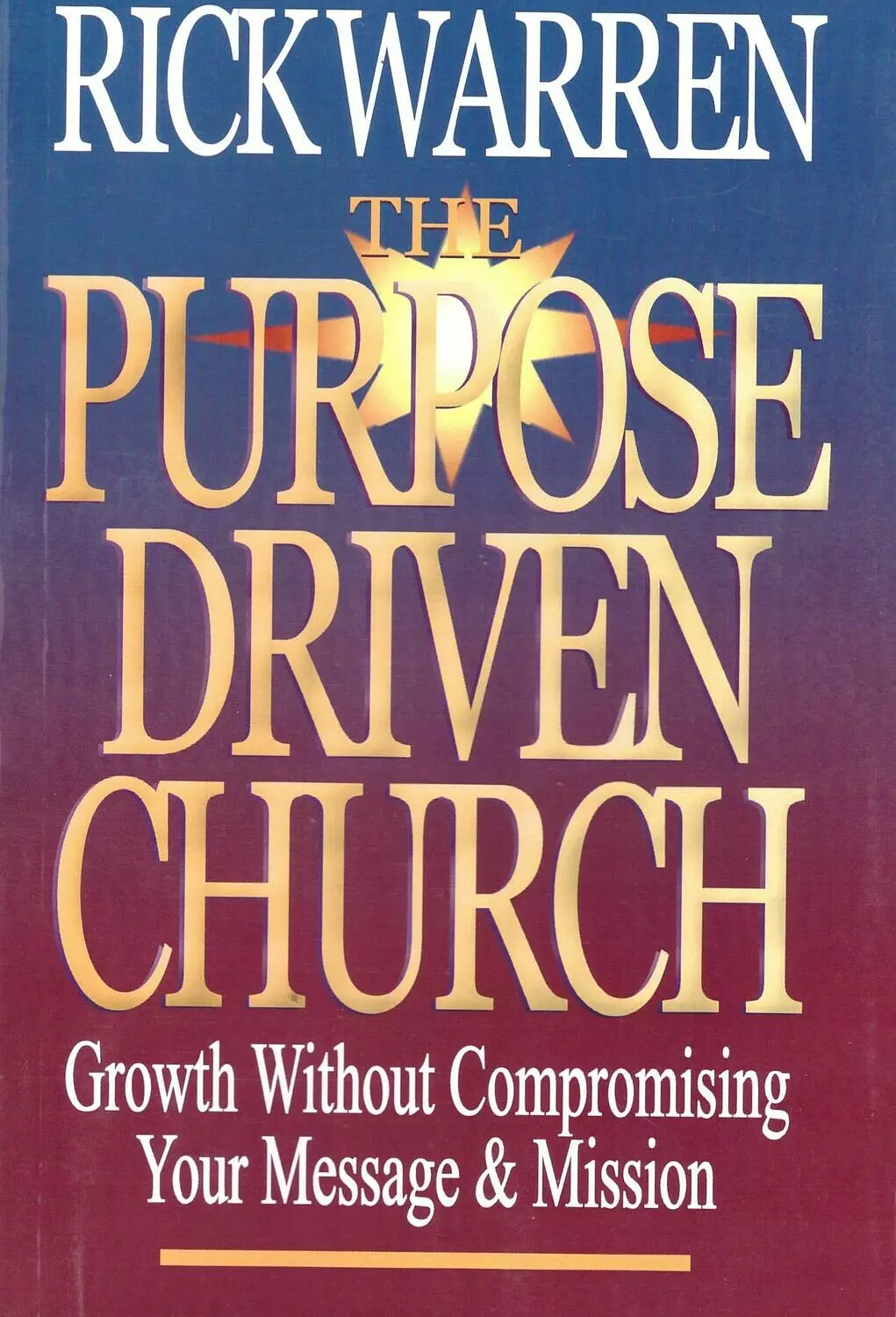 The Purpose Driven Church image