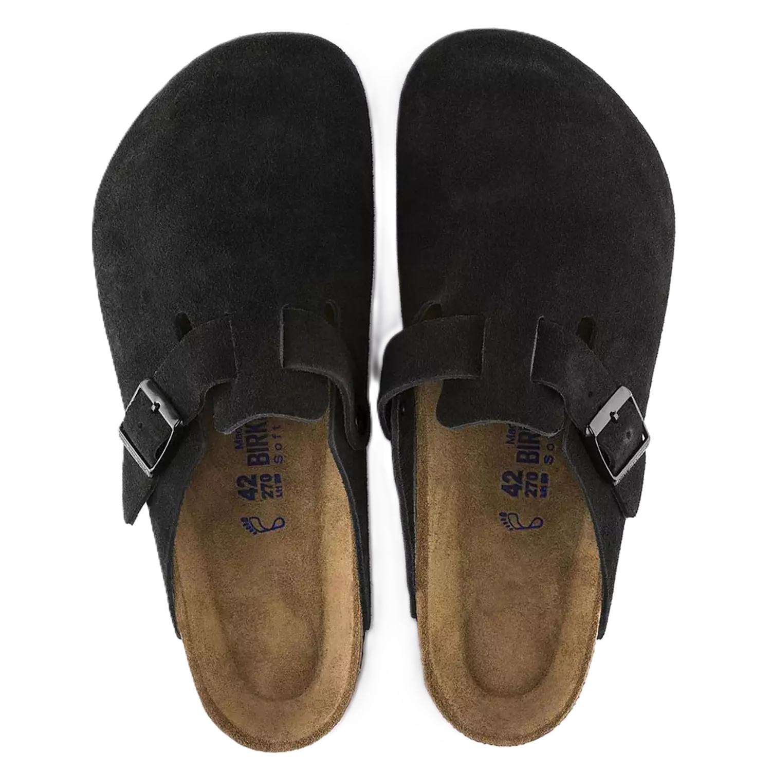 Birkenstock Boston Black Suede 3