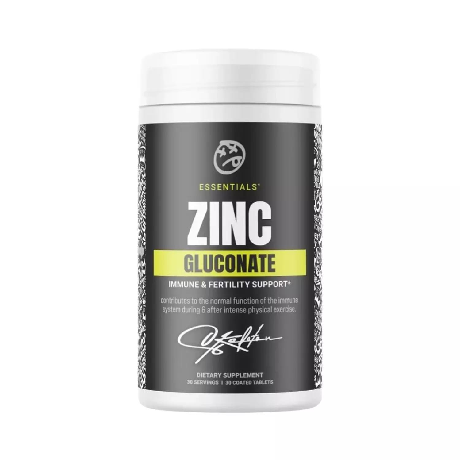 Skeleton Nutrition Zinc Gluconate - 30 Tablets for Immune & General Health Support image