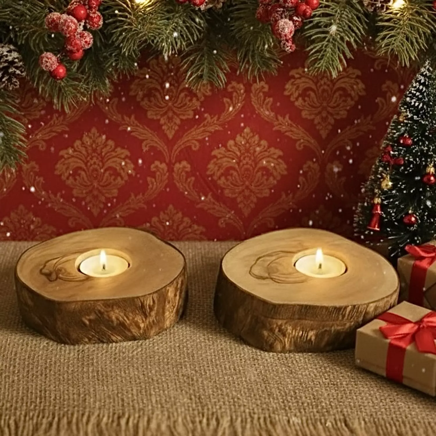 Olive candle set image