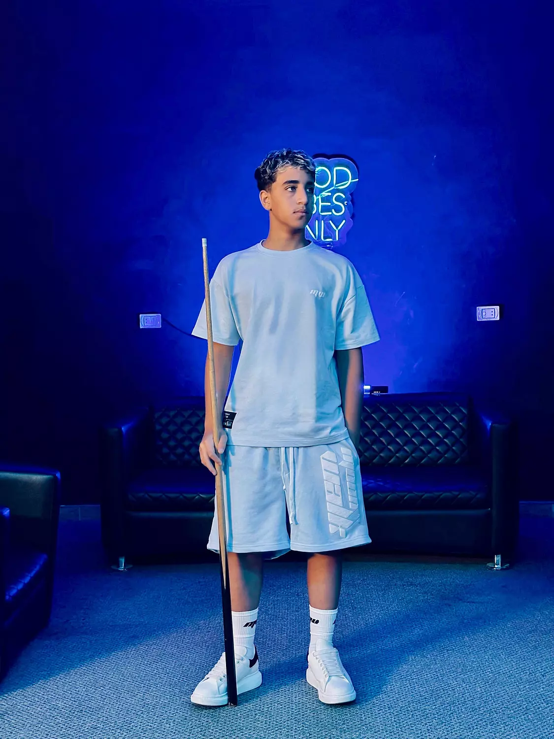 FOAM BABY BLUE T-SHIRT image