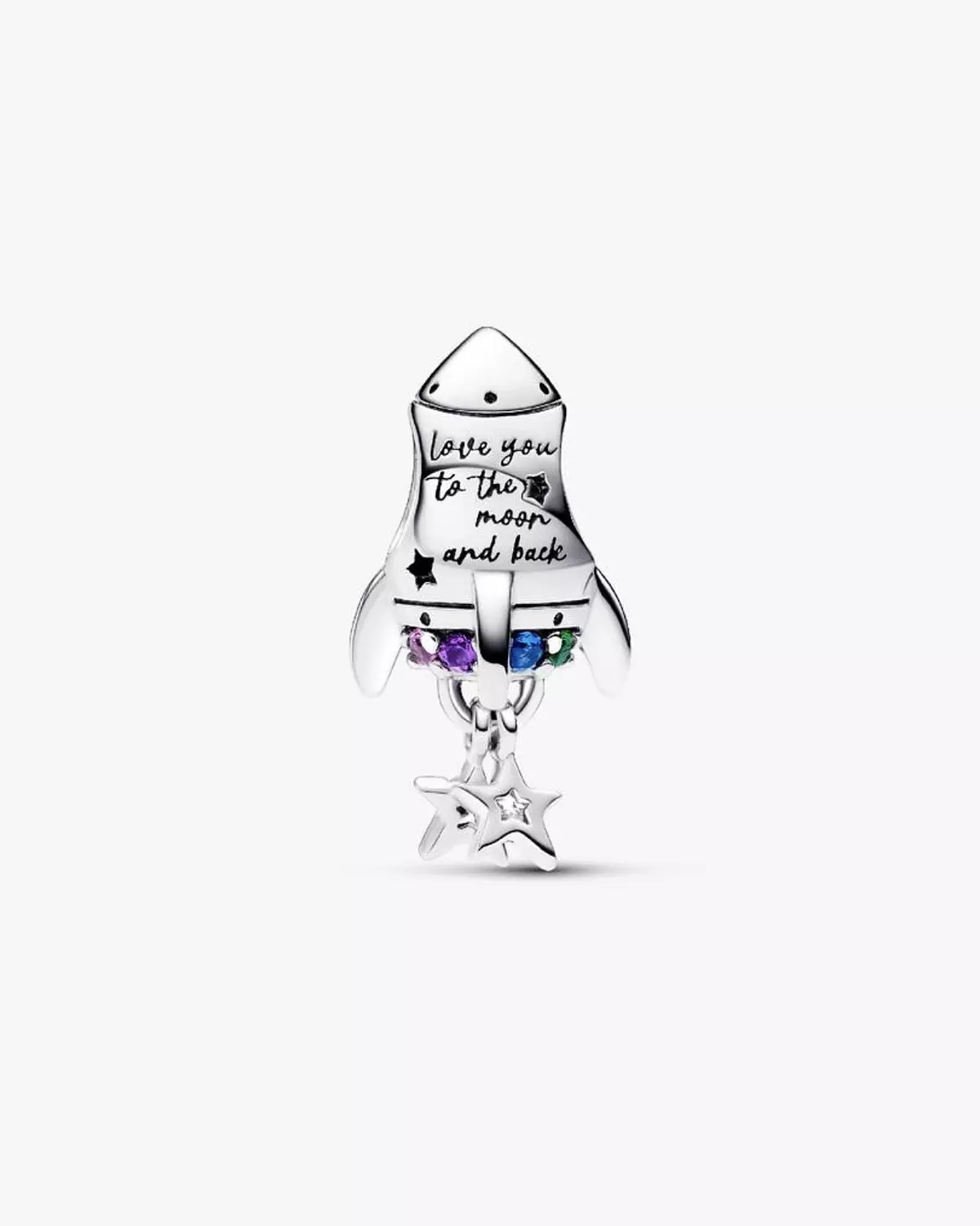 Space Love Rocket Charm 1