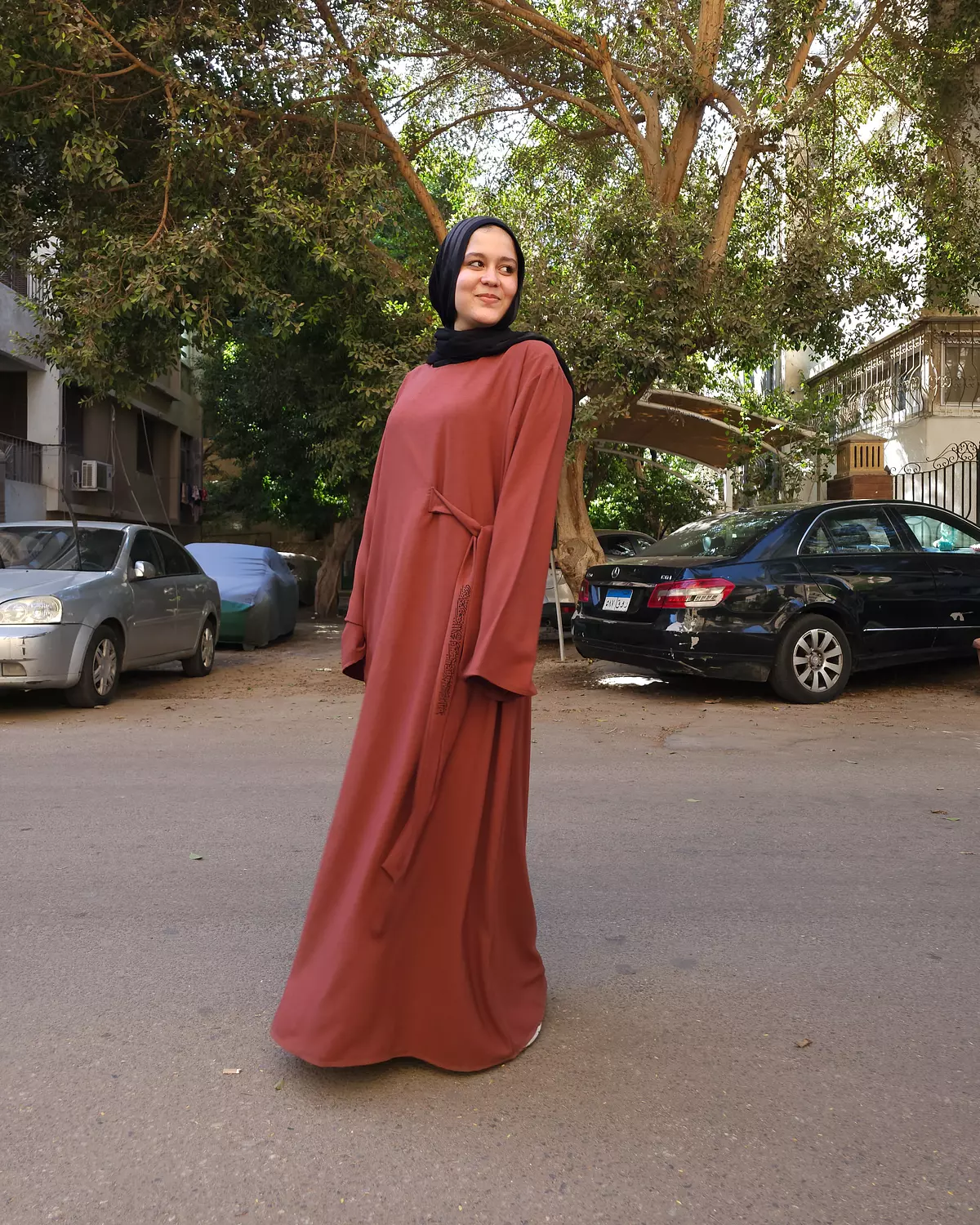 عباية كتان سلاب طوبي image